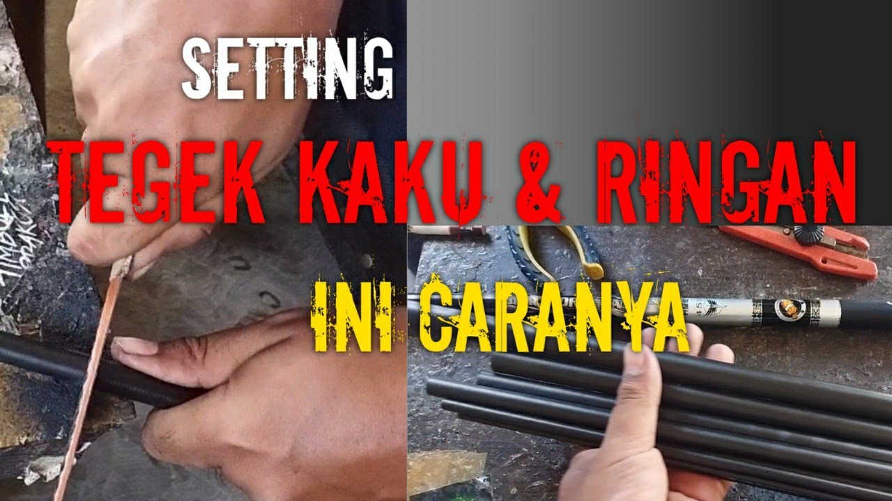 Cara bikin TEGEK KAKU&RINGAN || Solusi TEGEK Lentur || setting Tegek 450cm menjadi 400cm
