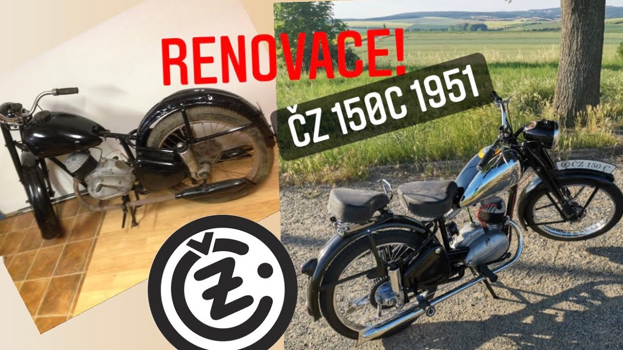 Renovace ČZ 150 C 1951
