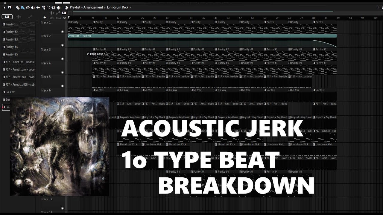 how to make ACOUSTIC JERK beats for yhapojj like 1o