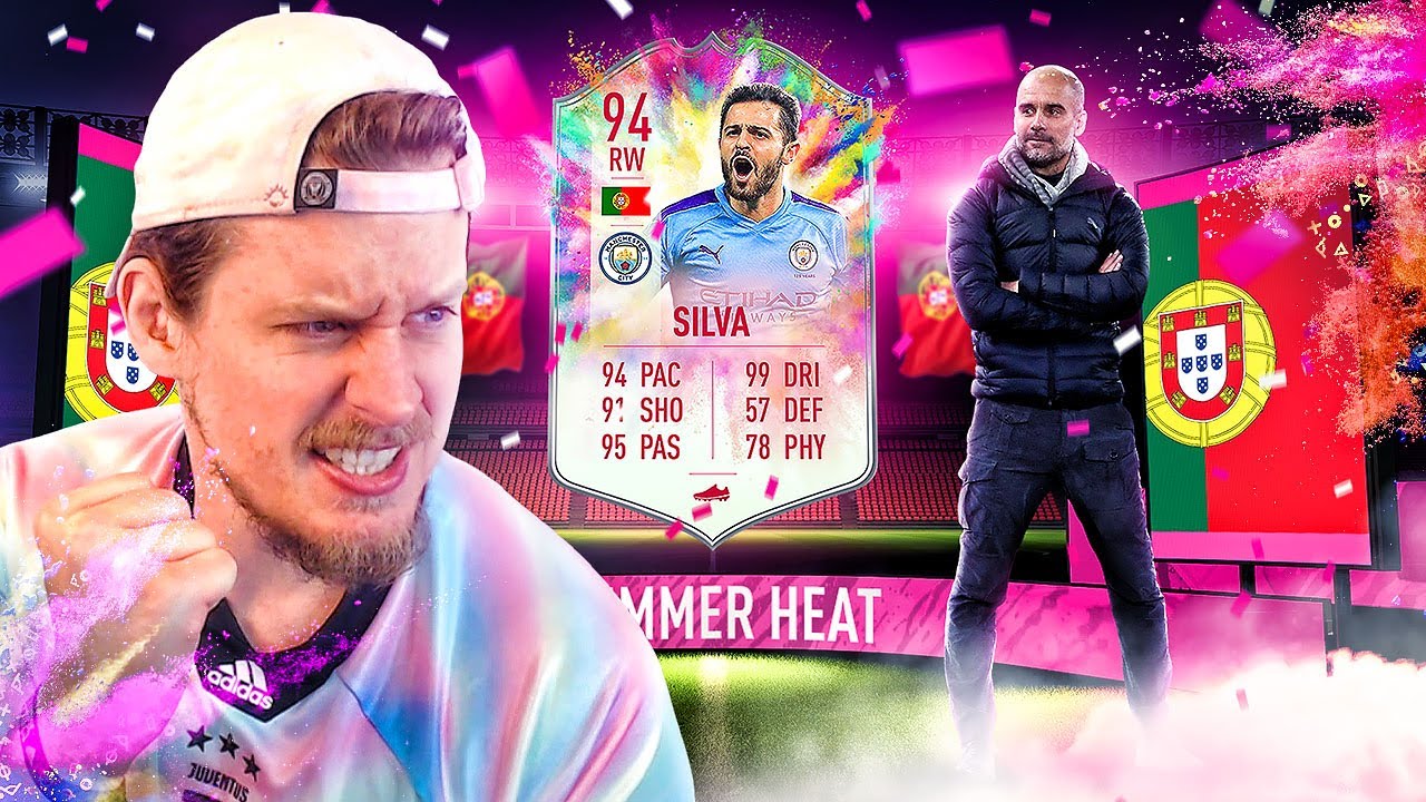 THE BUBBLEGUM BEAST!? 94 SUMMER HEAT BERNARDO SILVA PLAYER REVIEW! FIFA 20 Ultimate Team