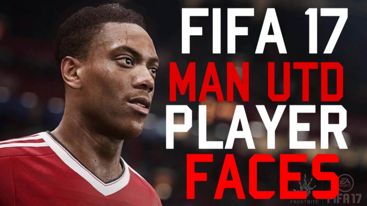 FIFA 17 Manchester United Player Faces|All Faces