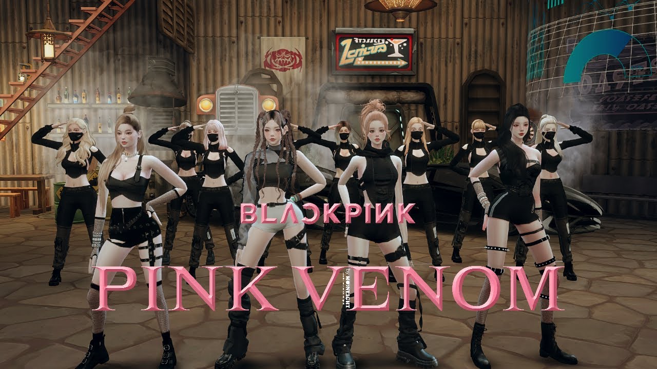 Sims 4💖 -  BLACKPINK   ‘Pink Venom’ MV Dance Cover (심즈4) K-POP