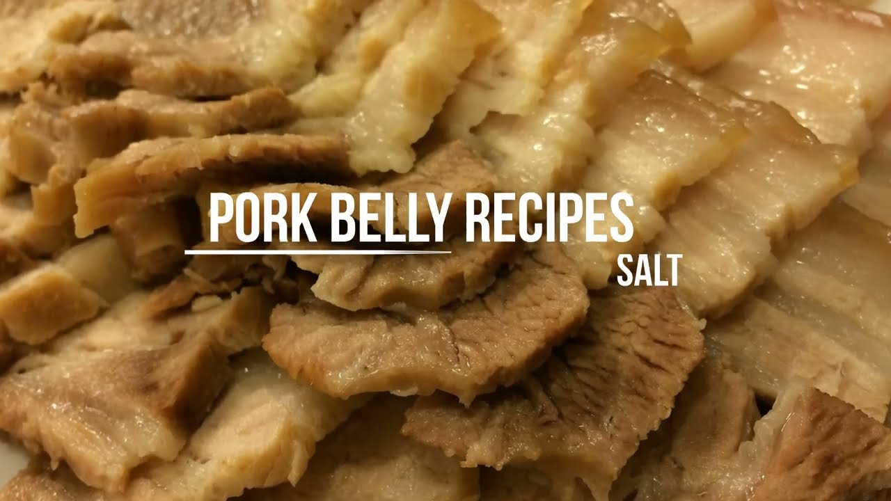 Salted pork belly recipe - old recipe, simple and fast