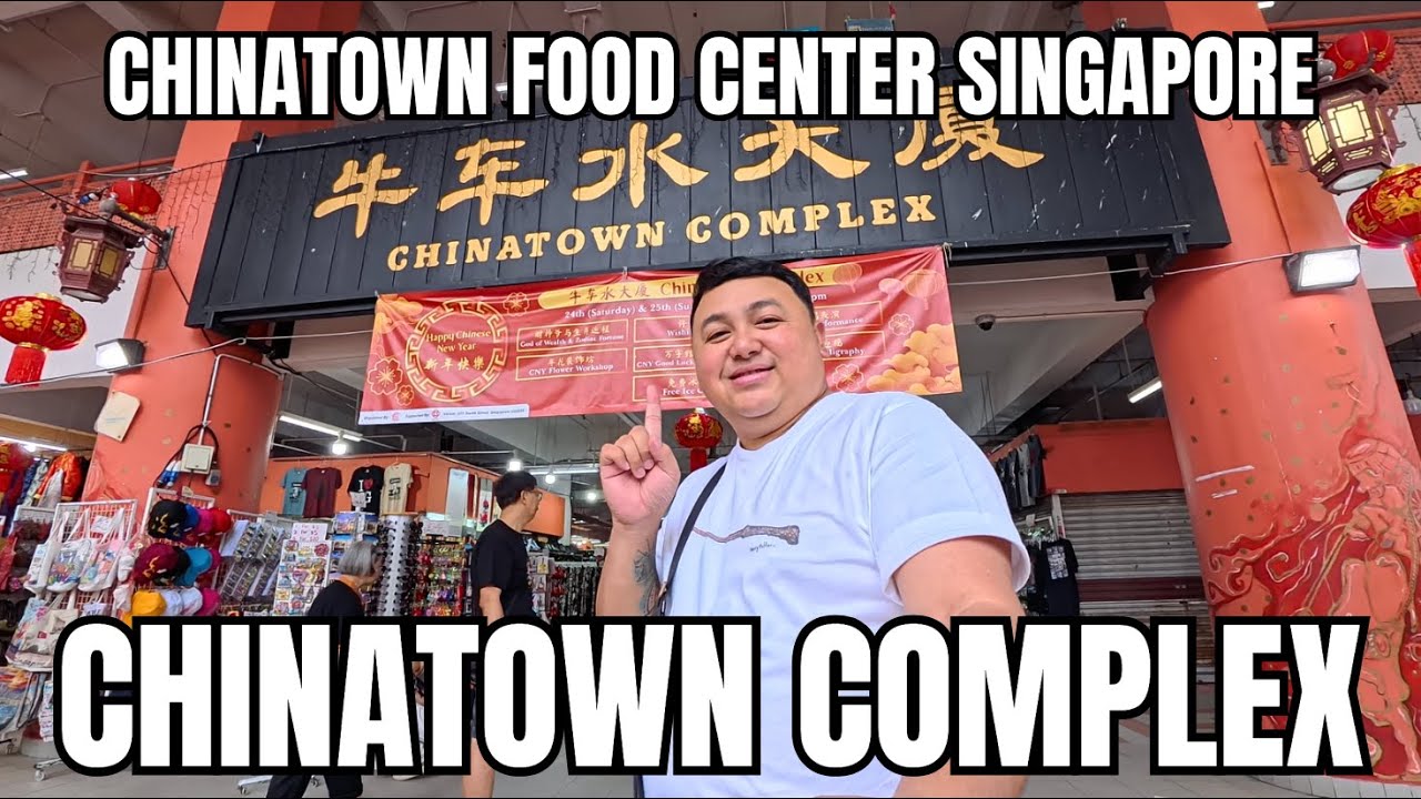 CHINATOWN HAWKER FOOD CENTER + 50TH FLOOR VIEW | The Pinnacle @ Duxton Experience