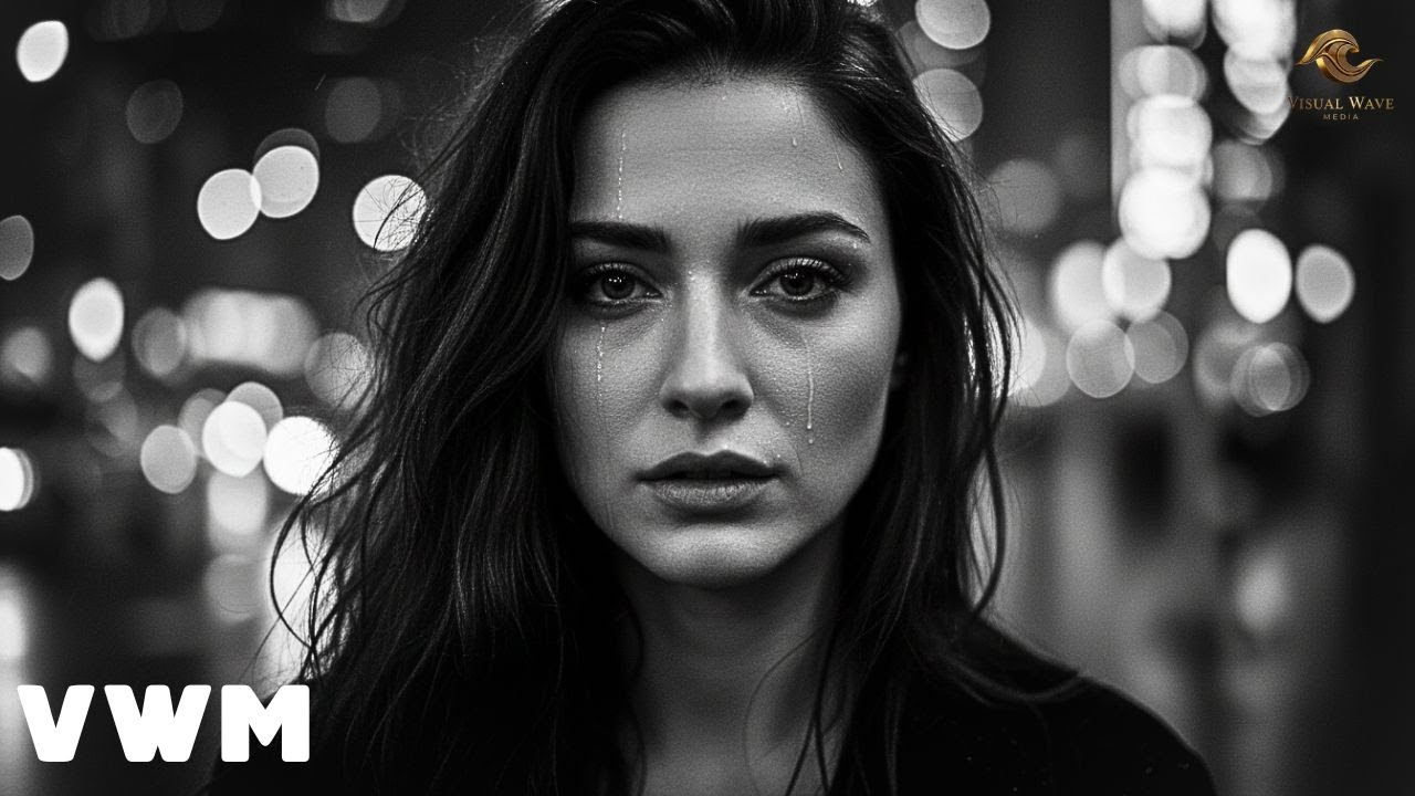 Lonely Woman Walking NYC at Night | Emotional Black-and-White City Story