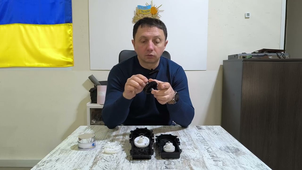 Vico VC-MG1602 | М'ясорубка редуктор ремонт заміною шестерні на металевому валу