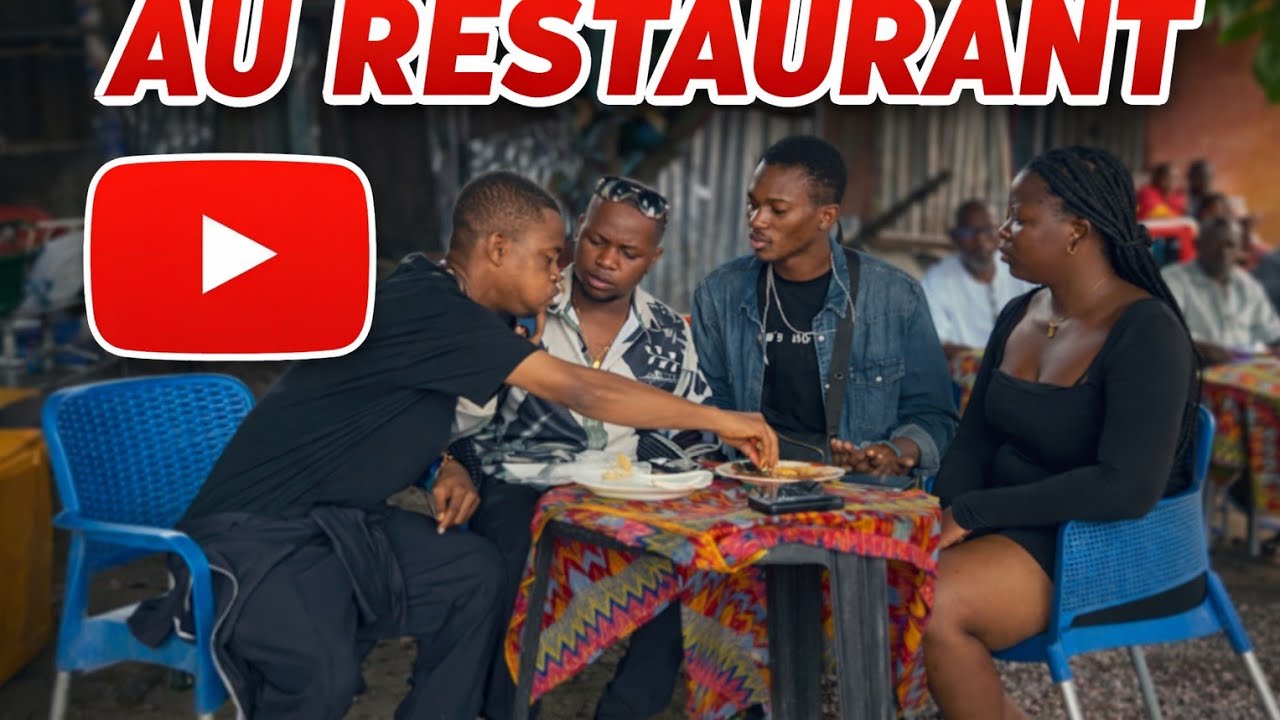 Gag11 février 2026/ Au restaurant avec Charly bacharge/barick tsasa/love loko