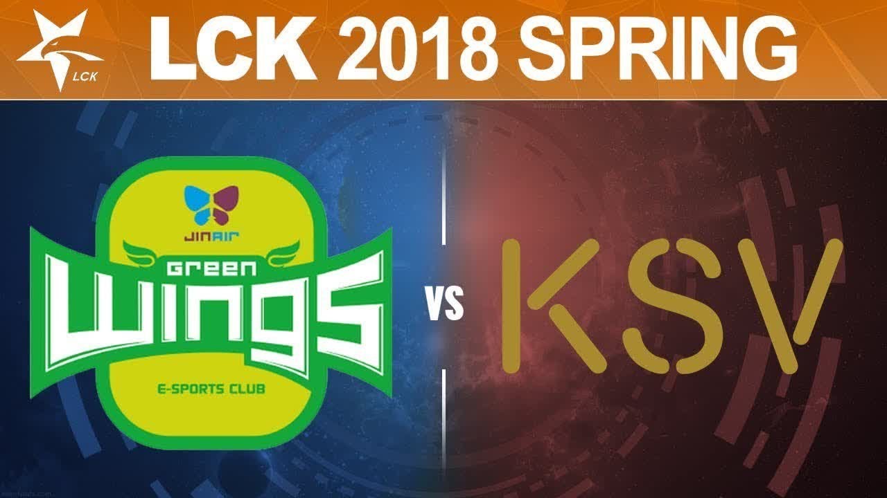 Jin Air GreenWings vs KSV eSports G1 - LCK Spring 2018 - JAG vs KSV, Game 1