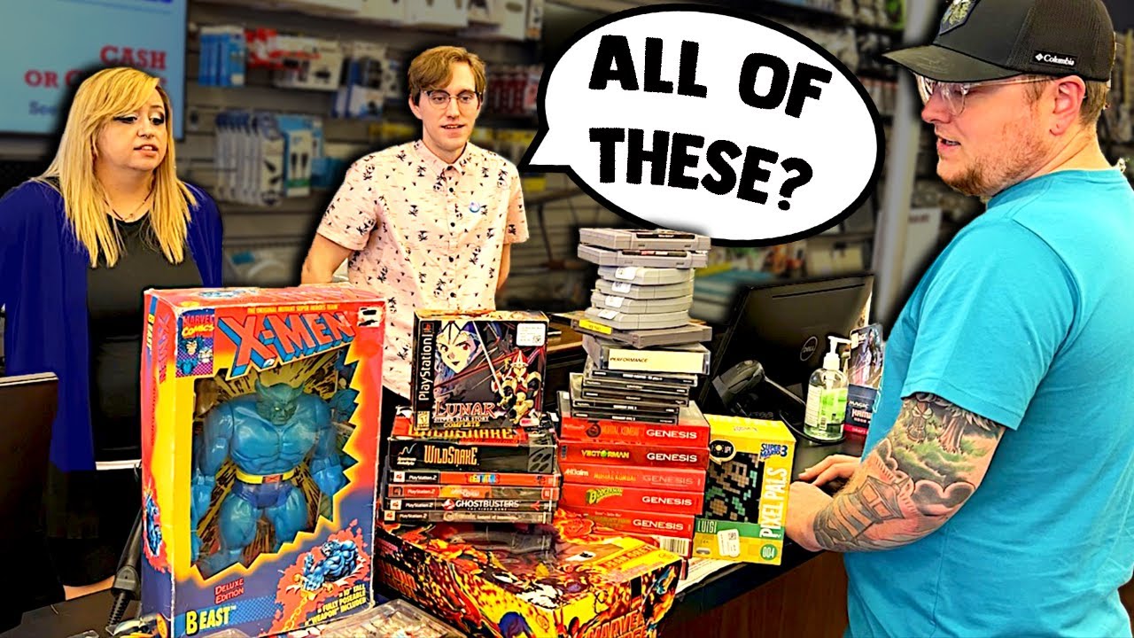 We shocked this Game Store Manager..
