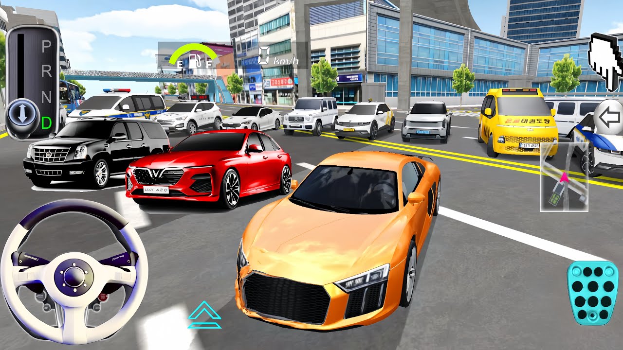 New Yellow Mercedes G65 For Parking 3d Driving Class android game || Car Game #gameplay #cargame