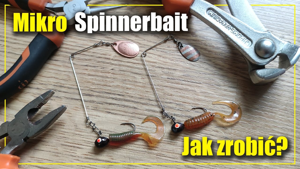 Mikro SPINNERBAIT do łowienia Ultra Light | Jak zrobić? | Na okonia i pstrąga