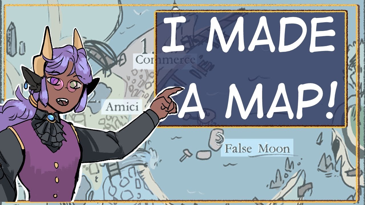 How I Made a Map to Compliment My Webcomic's Lore (Welcome to Moon Haven)