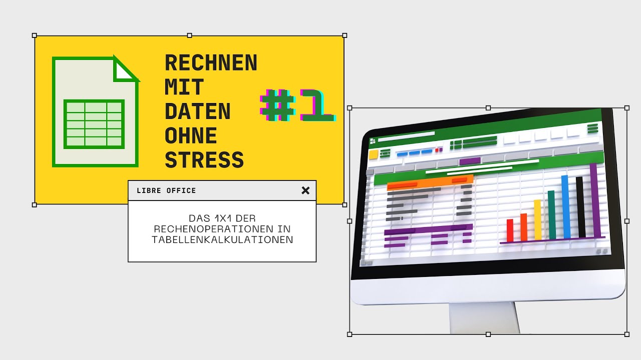 Informatik 8: Rechnen mit Daten! (1/2) Grundrechenarten in Tabellenkalkulationen - ganz einfach!