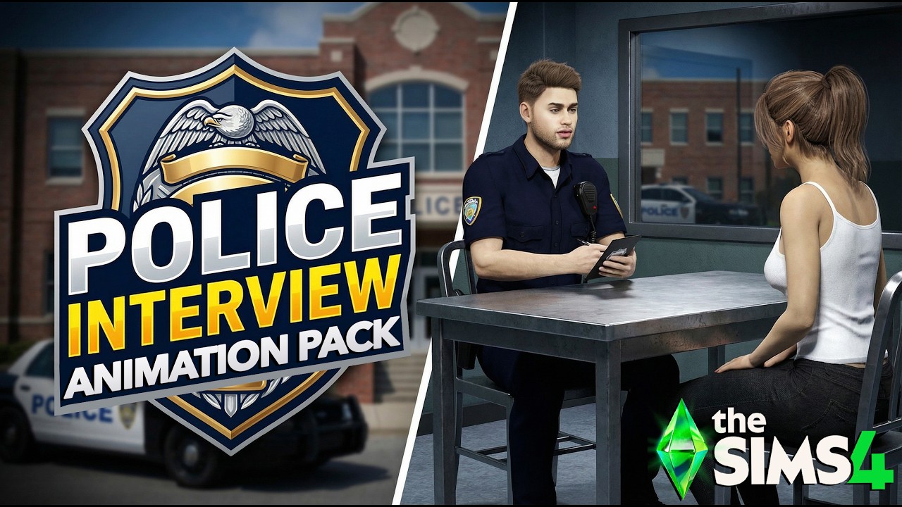 The Sims 4 | Police Interview Animation Pack Download