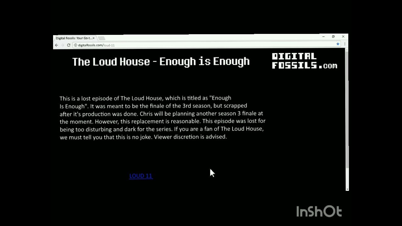(Creepypasta) The Loud House   Enough is Enough by Anonymous (reupload)