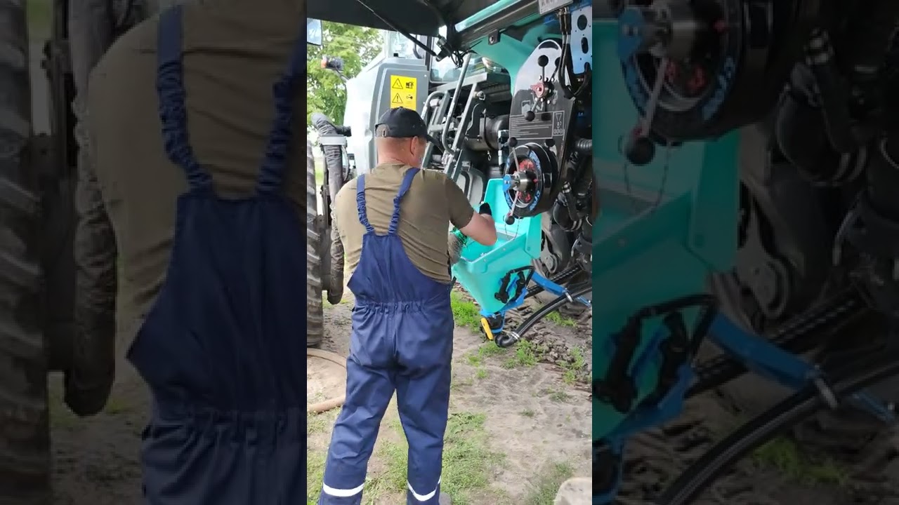 Процес заправки обприскувача Берту Раптор 4240.  Короткий огляд комплектації