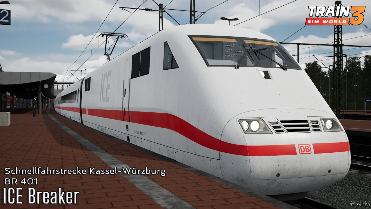 ICE Breaker - Schnellfahrstrecke Kassel-Würzburg - BR 401 - Train Sim World 3