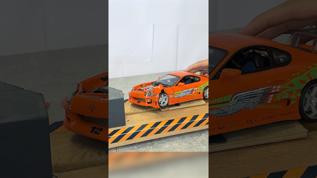 RC Toyota Supra kontra prawdziwa Toyota Supra SAFETY Showdown