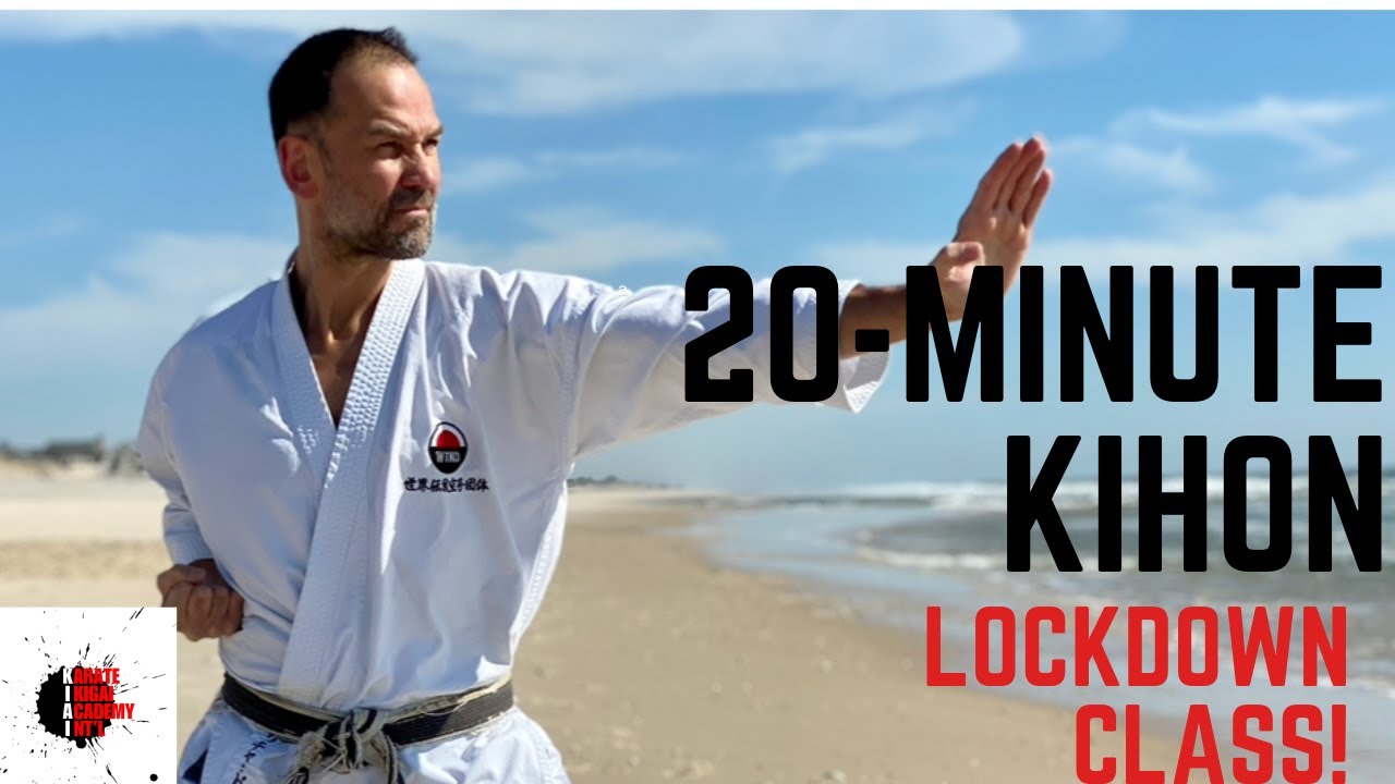 Richard Amos - 20 minute kihon class plus kanku dai review  二十分基本の稽古と 観空大の見直し