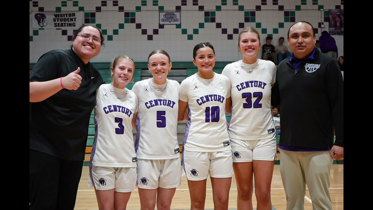 Century High School Senior Night Varsity Girls Basketball 2025-2026