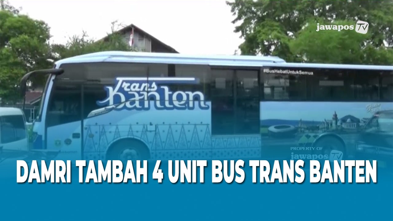 DAMRI TAMBAH 4 UNIT BUS TRANS BANTEN