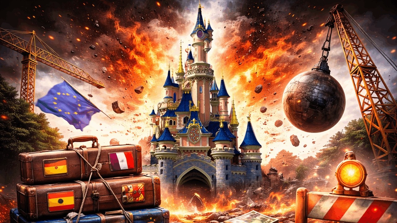 L'histoire CHAOTIQUE de Disneyland Paris #disneylandparis #disney