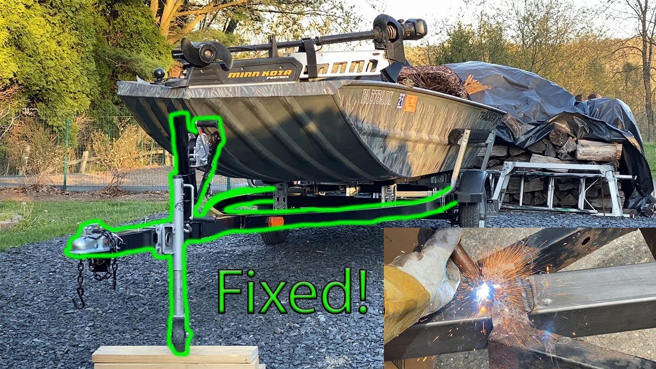 JON BOAT Trailer Restoration (FIXED!)