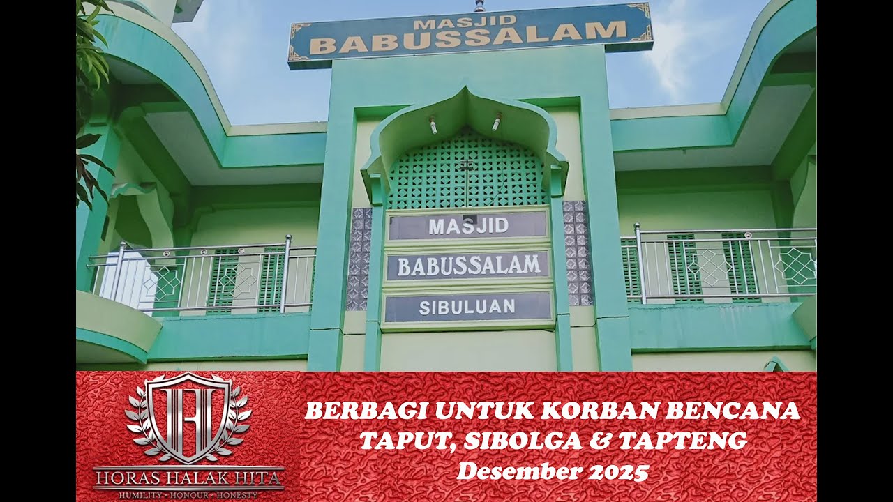 BAKTI SOSIAL "Komunitas Horas Halak Hita/H3" peduli korban Bencana Alam TAPUT, SIBOLGA & TAPTENG