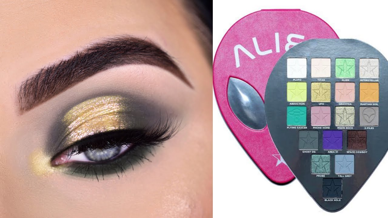 JEFFREE STAR ALIEN PALETTE | Grungey Eyeshadow Tutorial + Review