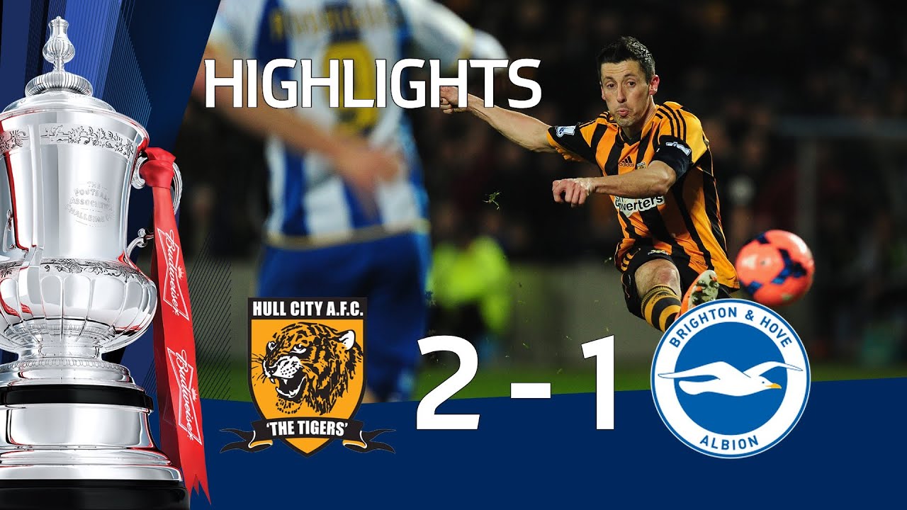 Hull City vs Brighton & Hove Albion 2-1, FA Cup Fifth Round replay goals and highlights