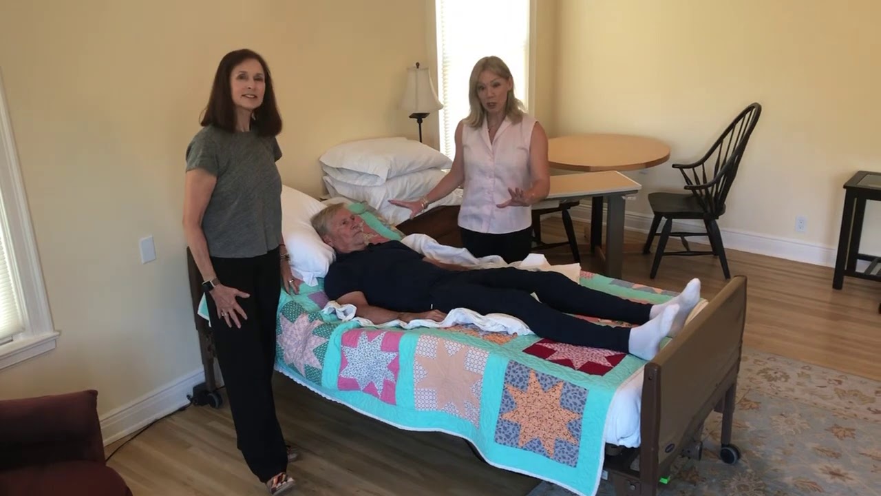 Moving a Patient Up in Bed with a Two-Person Assist