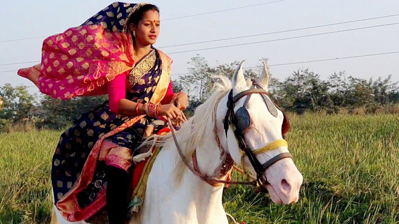 Woman's horse riding(Part 21)with full energy