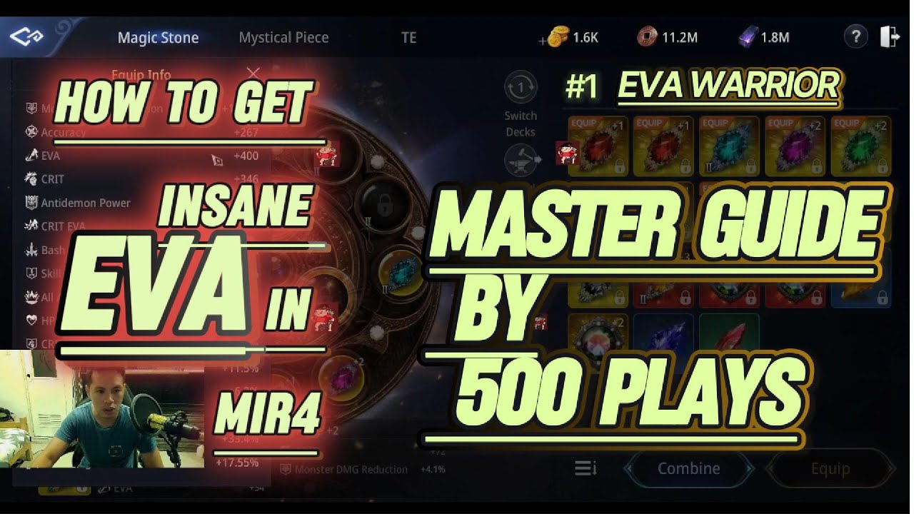 MIR4 GLOBAL | 500 PLAYS TIPS HOW TO GET INSANE EVA IN MIR4 WARRIOR