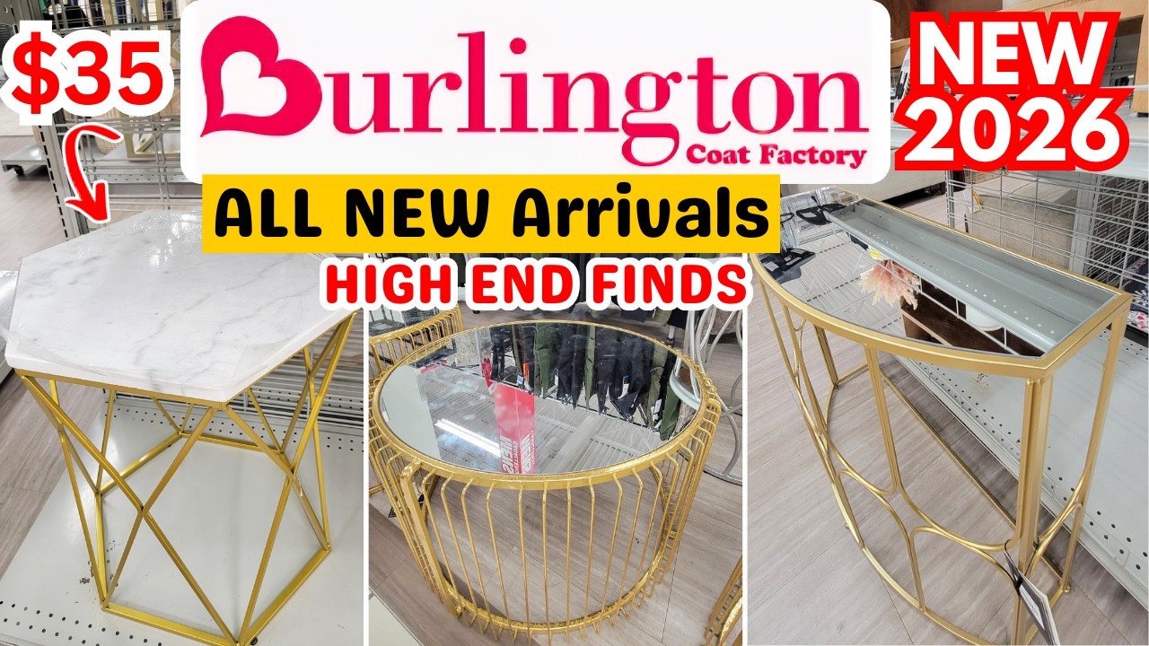 NEW BURLINGTON HOME DECOR AND FURNITURE FINDS | SHOP WITH ME