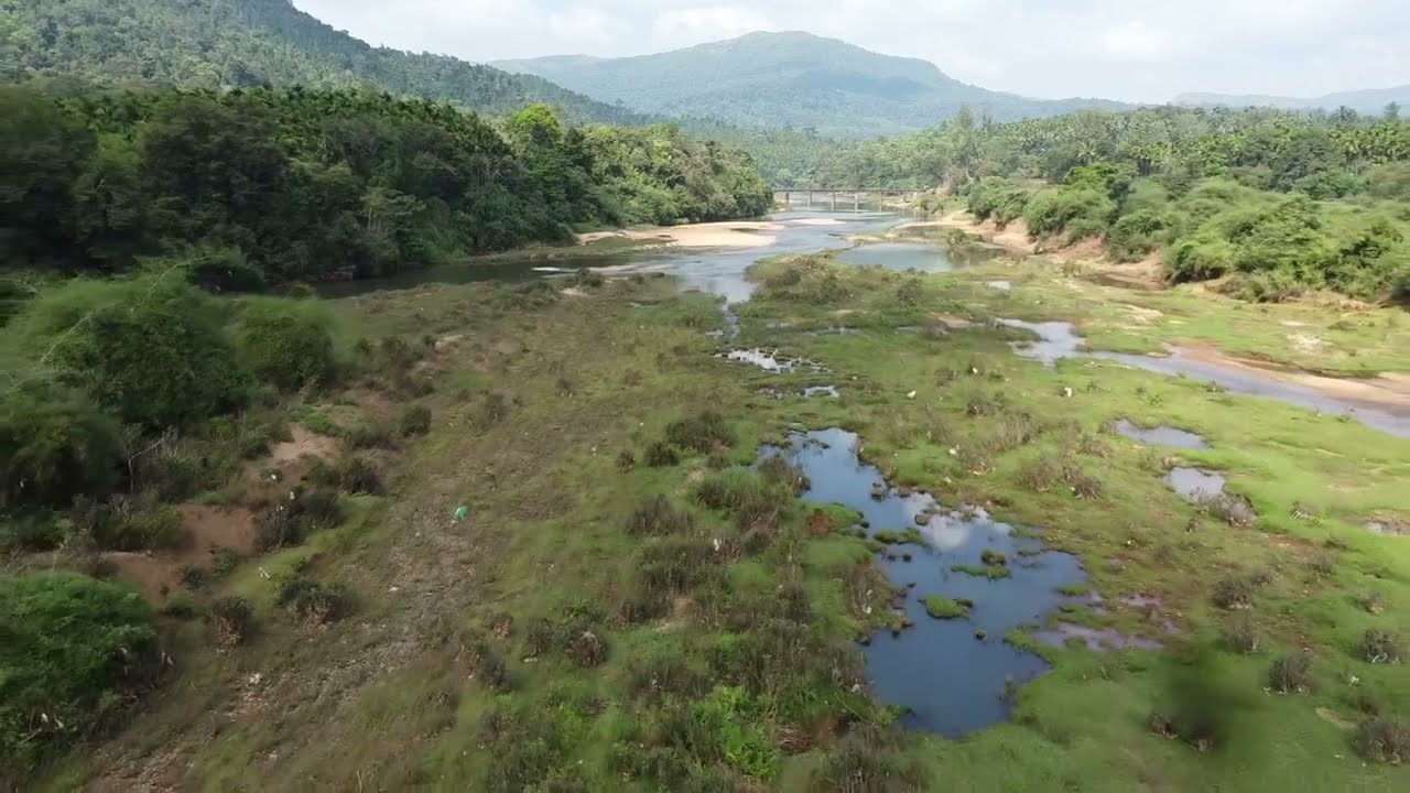 DronShot - Bhadra River ( Bynekadu)!!