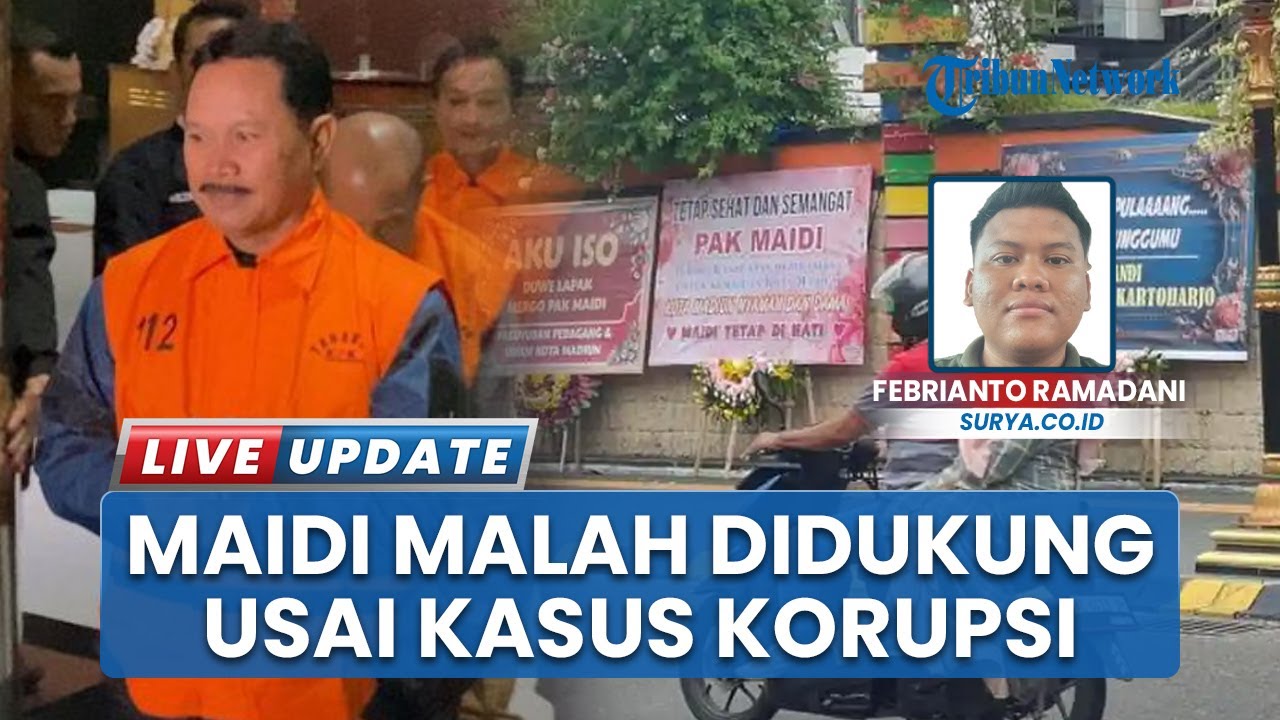 Diciduk KPK, Wali Kota Nonaktif Maidi Dapat Dukungan Dari Elemen Masyarakat Madiun