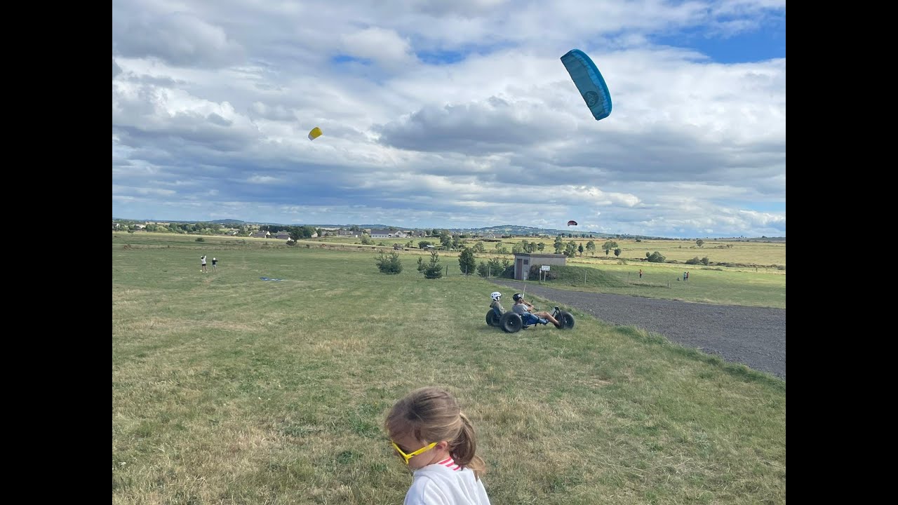 Initiation Land-Kite: Cerf-Volant de traction à Coltines (15)