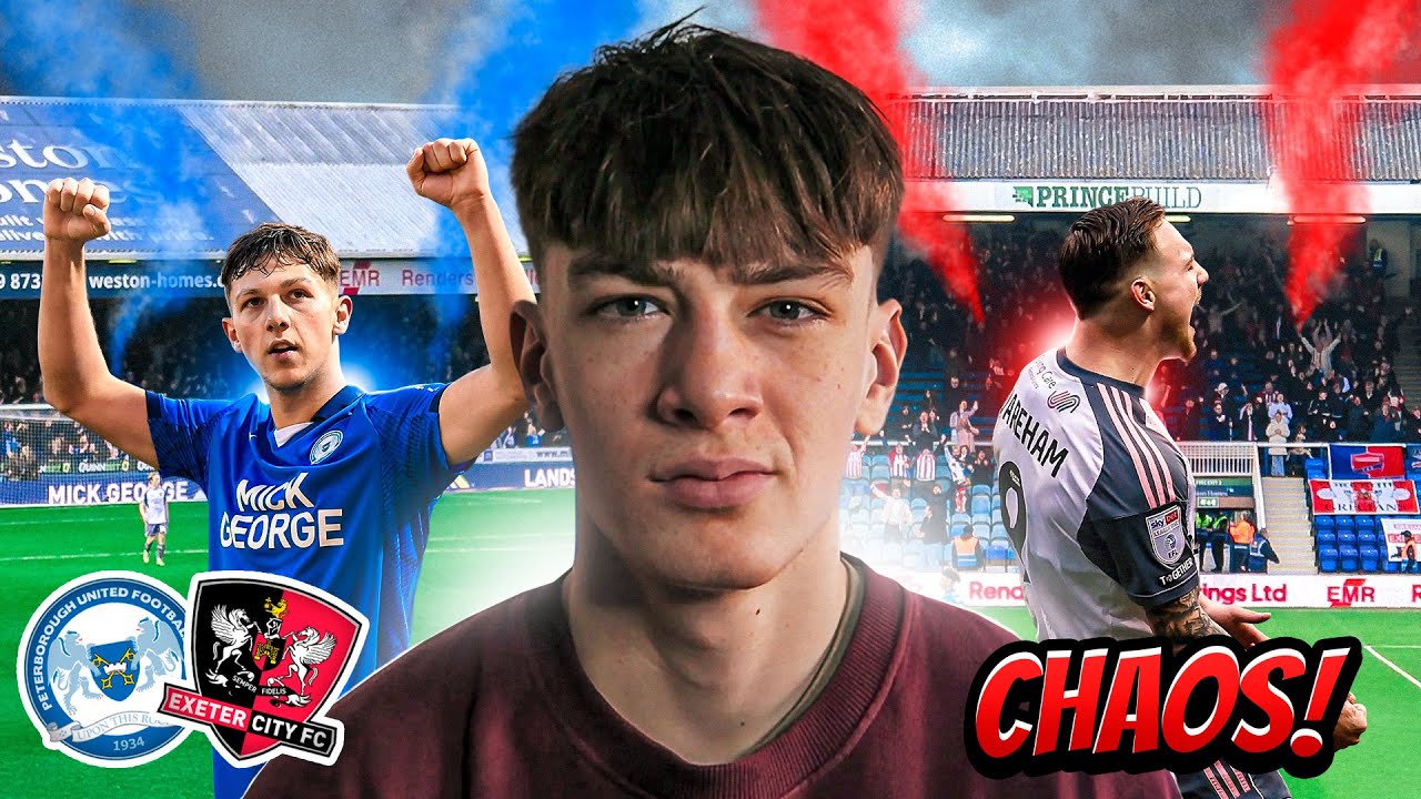 6 GOAL THRILLER & TERRIBLE DEFENDING! PETERBOROUGH UNITED vs EXETER CITY