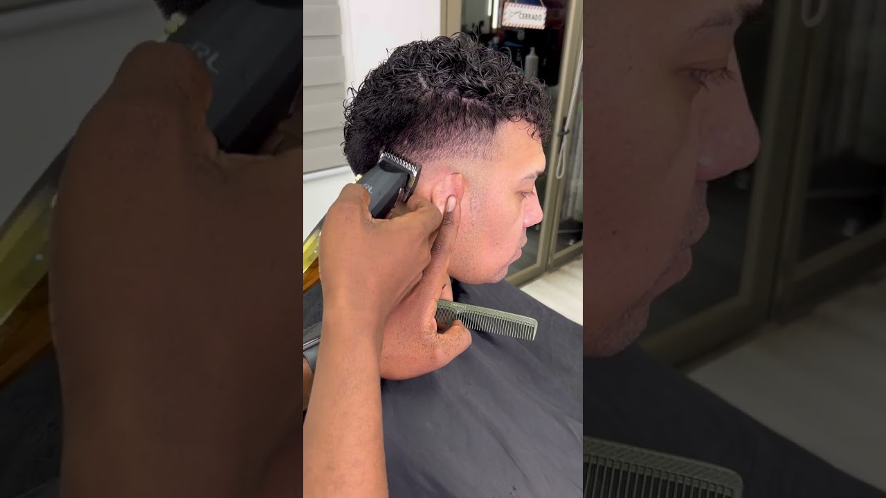CORTE DEGRADADO EN PUNTA USANDO SOLO DOS PEINES