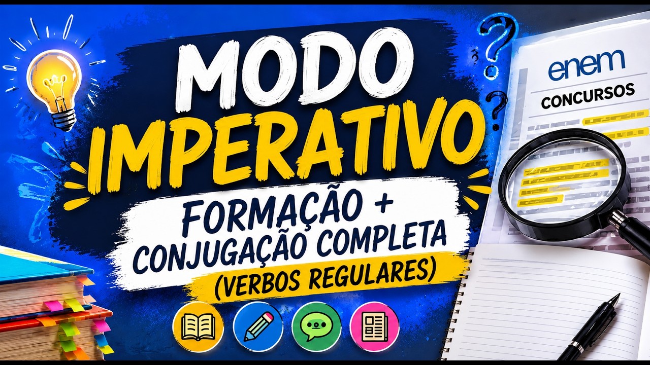 Modo Imperativo - Formação + Conjugação Completa (verbos regulares) - Fácil I Português On-line