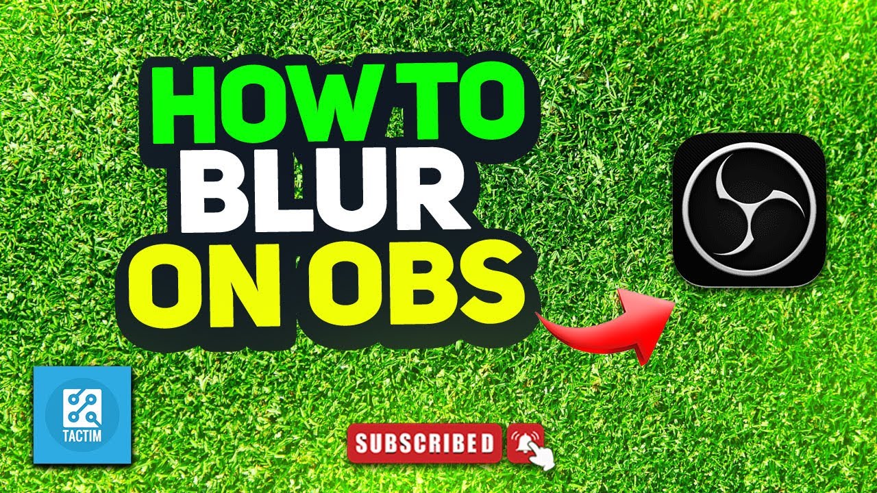 How to blur on obs 2025