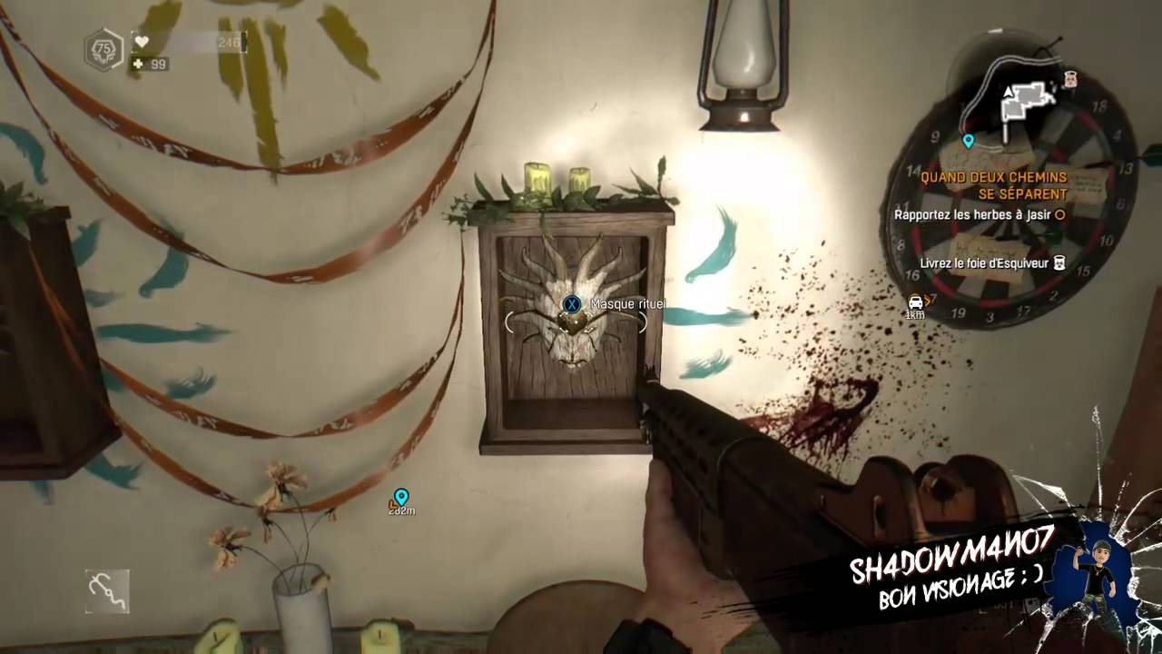 Dying Light The Following astuce localisation Boss Beezebulo + 2 Masque de rituel
