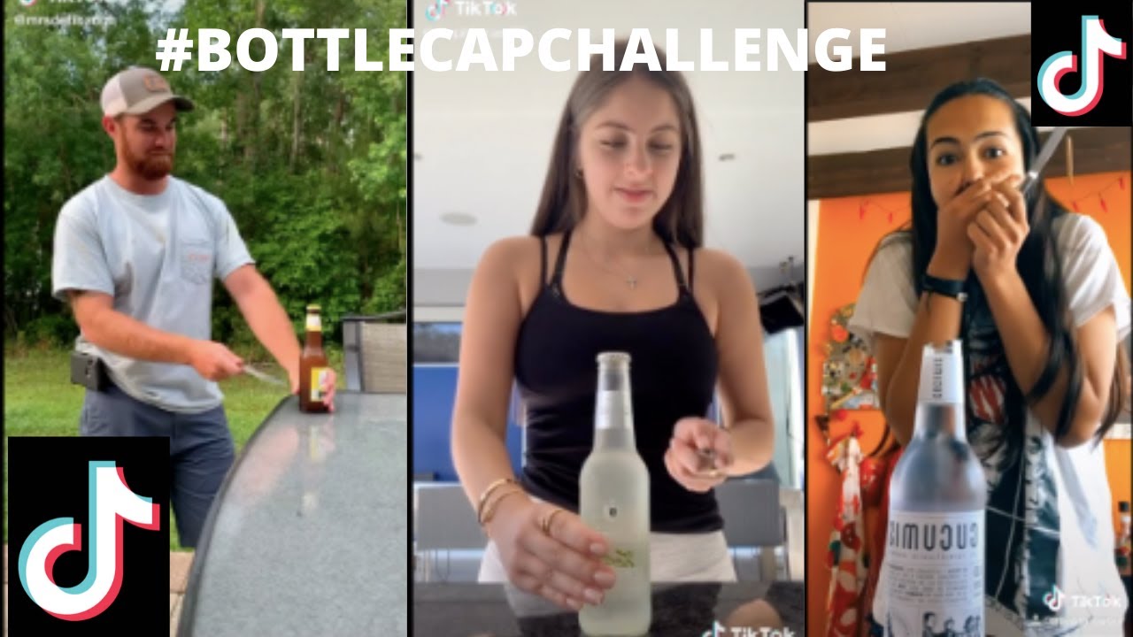 #BottleCapChallenge TikTok Compliation!