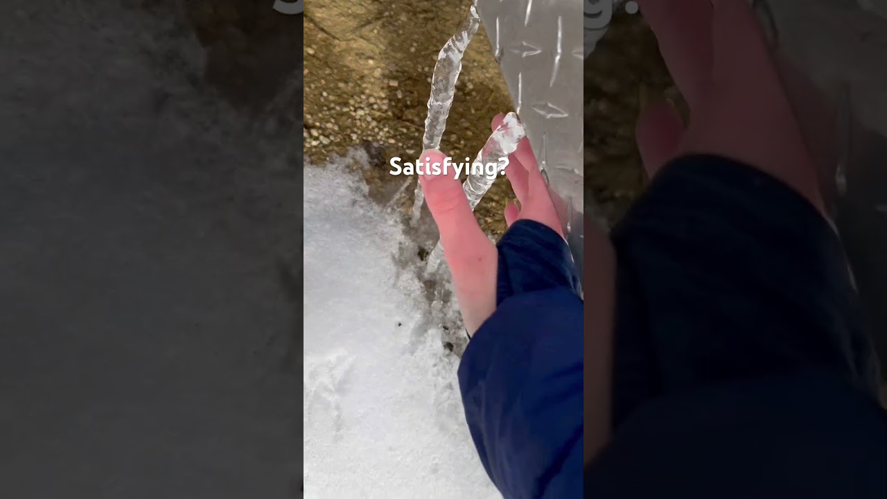 Breaking ice
