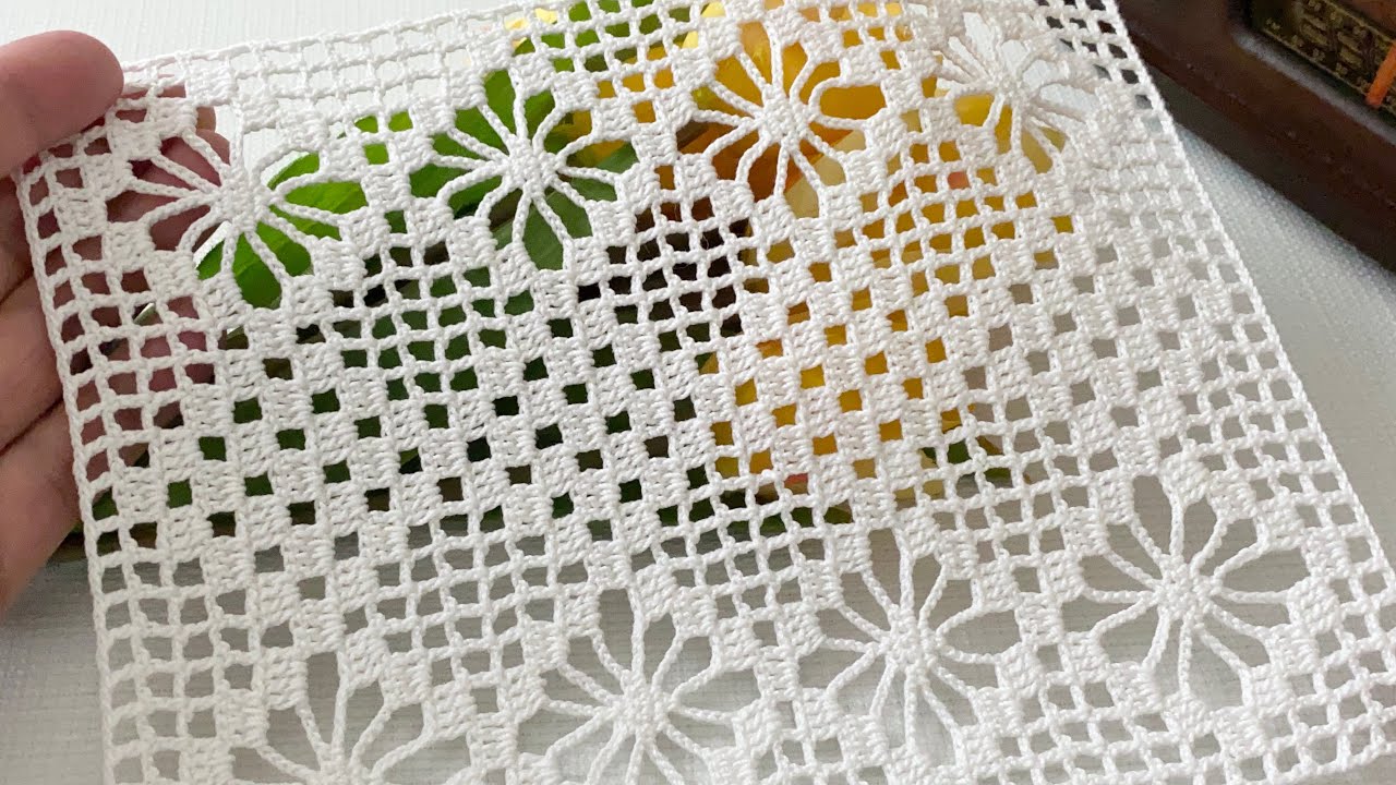 ⭐️NEW How to Make an Incredibly Beautiful Diamond and Needle Crochet Blouse, Runner Pattern