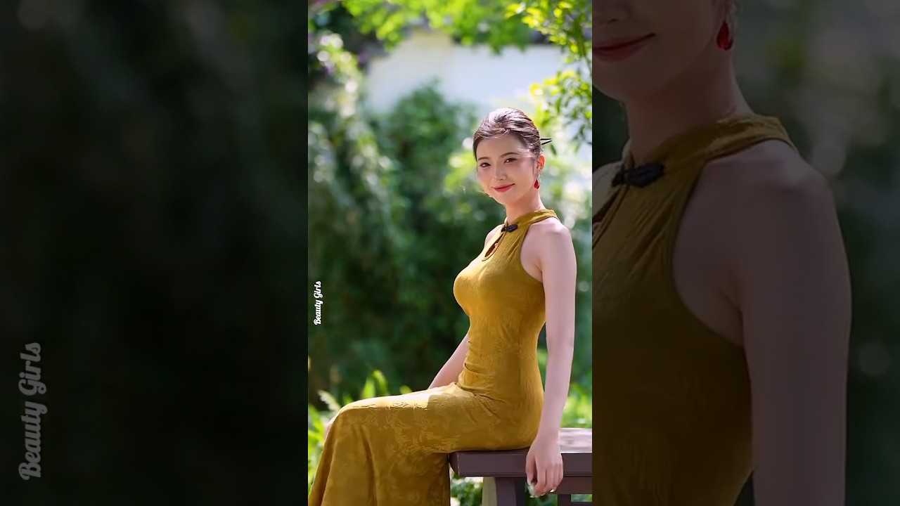 😍Beautiful chinese girl street fashion outfits style #beautiful #fashion #chinesegirl #shorts #cute