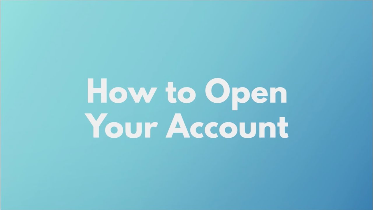 How to Open Your FirstMetroSec Account