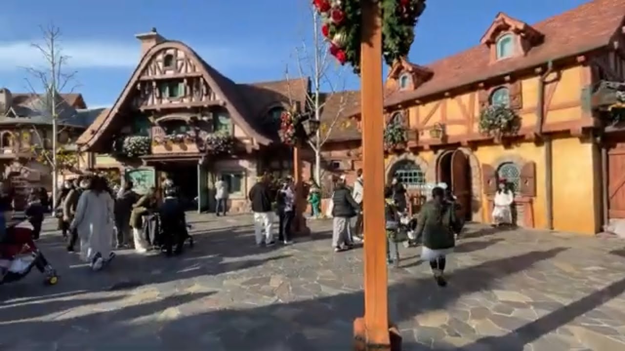 Beauty and the Beast Disneyland Tokyo - a walk in Belle’s village