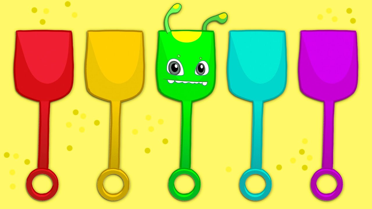 Aprenda os cores em português com Groovy o Marciano | Desenhos Animados para criança