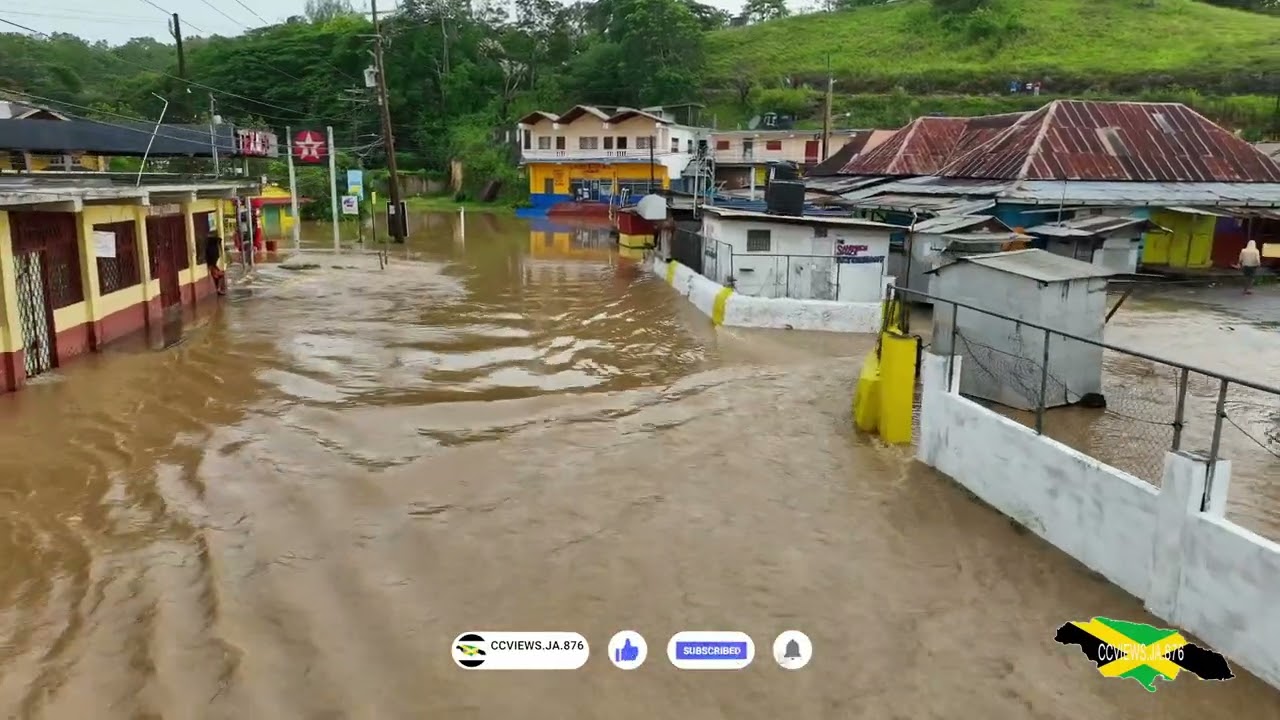 Impact of Hurricane Beryl on Cave Valley, St. Ann, Jamaica